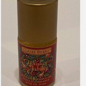 Vtg New Claire Burke Holiday Jubilee Home Fragrance Oil 0.5 Oz 14 mL Christmas